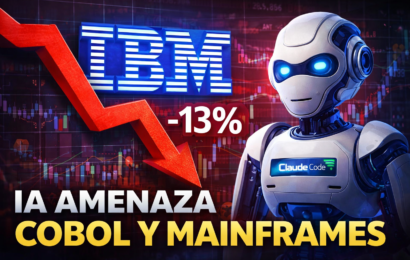 IBM caída en bolsa por inteligencia artificial y COBOL